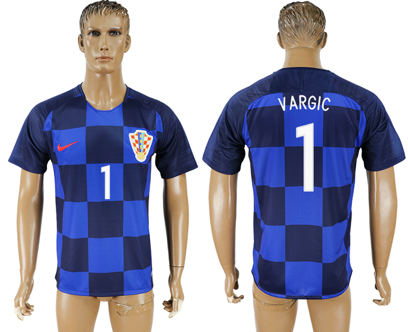 2018 world cup Maillot de foot Croatia #1 VARGIC